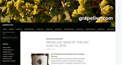 Desktop Screenshot of grapelive.com