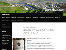 Tablet Screenshot of grapelive.com